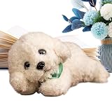 Zestivra Realistic Dog Plush – Handmade Soft Poodle Toy, Sleep Buddy | Ideal For Children Women And Elderly For Restful Sleep Relaxation And Cuddling During Bedtime Naptime Or Lounging Moment