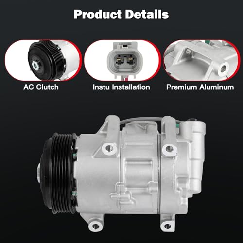 Image of cciyu Air Conditioning Compressor for Subaru Legacy Outback 2.5L 2013-2019