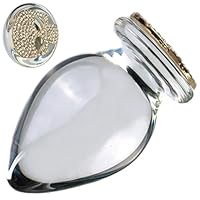 ✔2023 Neu - Kristall Glas Analplugs Riesige 6Cm Glasdildo Analdildo Xxl Mit Schädel Basis Analspielzeuge: Transparente Analperlen Glasplug Anal Butt Plug. ✔Glattes Kristallglas-Material: Aus Klarem Kristallglas Mit Glatten Kanten, Handpoliert Und Seh...