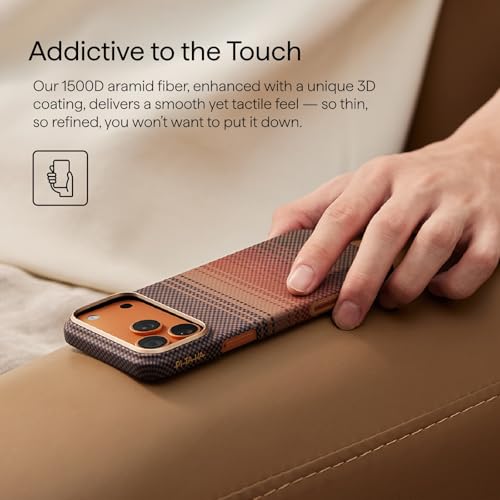 Image of pitaka for iPhone 17 Pro Max Case 6.9 inch, Caseless Feeling, Aramid, Sunset