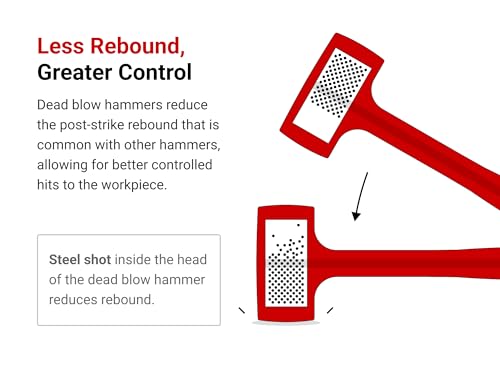 TEKTON 3-Piece Dead Blow Hammer Set
