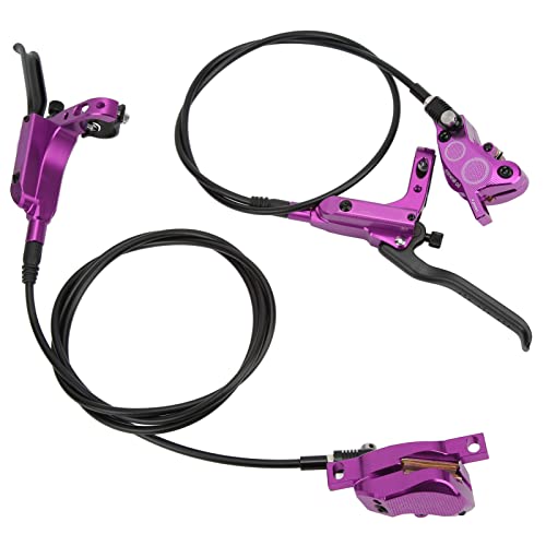 VGEBY - Hydraulic Disc Brakes, 4 Piston Front Rear for Mountain Bikes, CNC Bilateral Oil Brake for Winter, Trail, and All-Terrain Performance - -11%