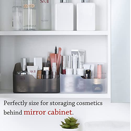 Ailelan Cosmetics Organiser, 2 Pack Makeup Organiser Storage Box with Detachable Makeup Brush Holder - Image 3