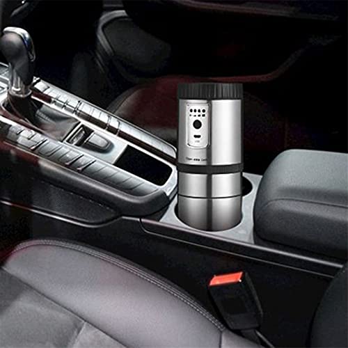 Draagbaar Koffiezetapparaat, Mini Semi-automatische koffiemachine Compact Koffie Slijpapparatuur Roestvrij elektrisch… - Afbeelding 5