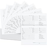 Watersay Fahrzeughändler-Jacken für Autoverkäufe, 14,5 kg, farbig bedruckte Angebotsumschläge, Händlerbedarf, Aktenhüllen, Automobilmappen für Autohändler, Weiß, 120 Stück