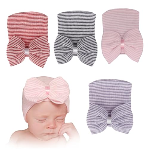 Gorro de hospital para bebés lindo y suave, la caricia más tierna para tu recién nacido 6