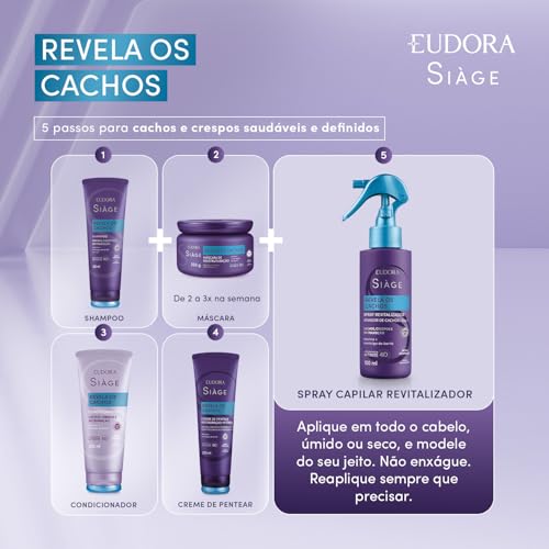 Eudora Siàge Revela Os Cachos Spray Revitalizador 100ml