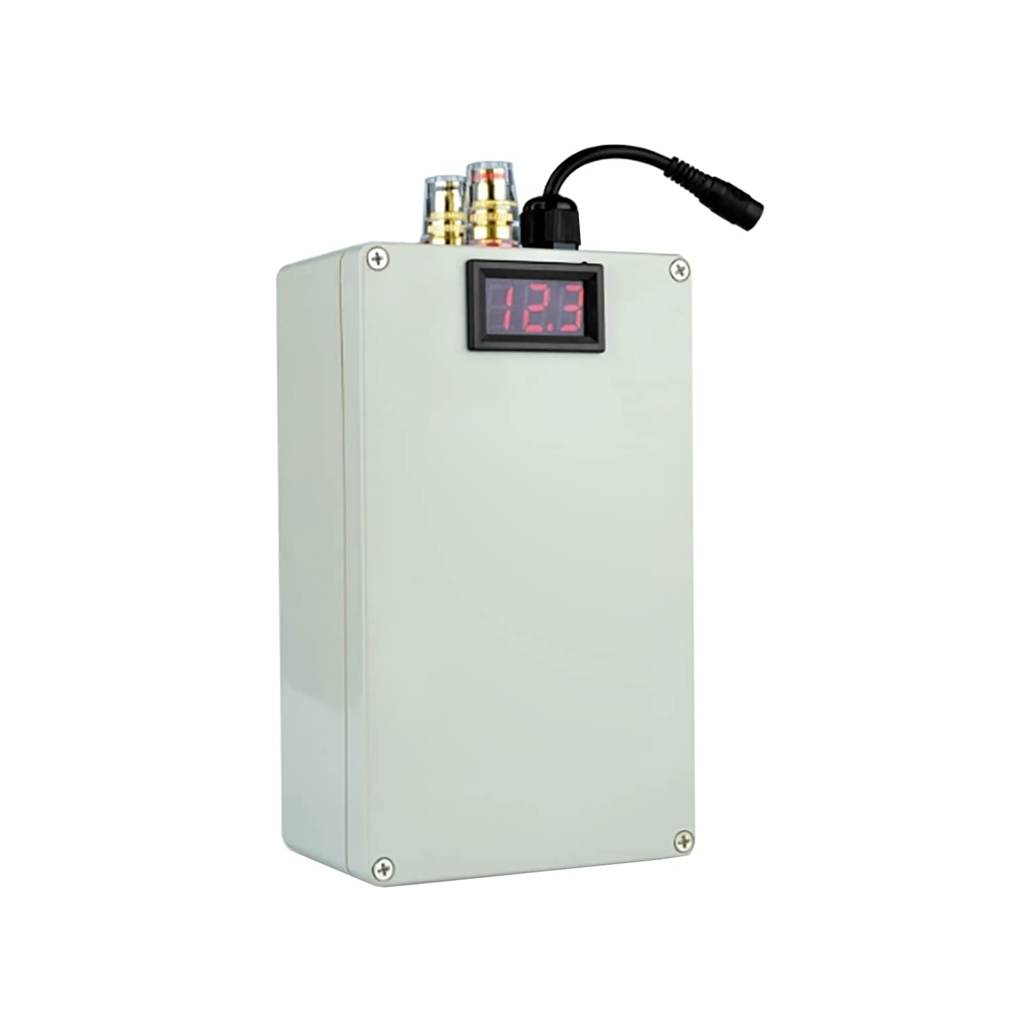 Batería de Litio Recargable de 12 V, 30 000 mAh, 20 000 mAh, CC de 12 V, Gran Capacidad, Salida de Doble Columna de Cobre, con Estuche Impermeable