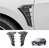 JIEOSDIN Car Accessories Side Door Air Flow Fender Vent Outlet Cover Trim Decor Sticker Compatible with Nissan New Rogue 2021 2022 2023 (Carbon Fiber Style) 2PCS ABS