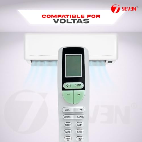 Image of 7SEVEN Compatible Air Conditioner remotes for Original Voltas WiFi AC Remote Control Suitable for 1 1.5 2 ton Split or Window ac - Match Exactly with Old Model 133B Remote for Better Performance