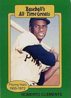 1987 Hygrade All Time Greats Roberto Clemente Baseball Card