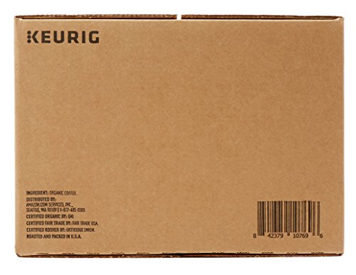 Image of AmazonFresh 80 Ct. Organic Fair Trade K-Cups, Sumatra Dark Roast, Keurig K-Cup Brewer Compatible