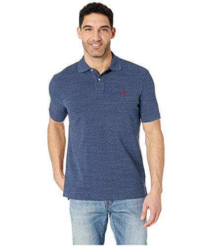 Image of Polo Ralph Lauren- Classic Fit Mesh Polo Classic Royal Heather Size Small