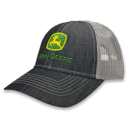John Deere Toddler/Kids Mesh Back Cap (Charcoal/Grey)