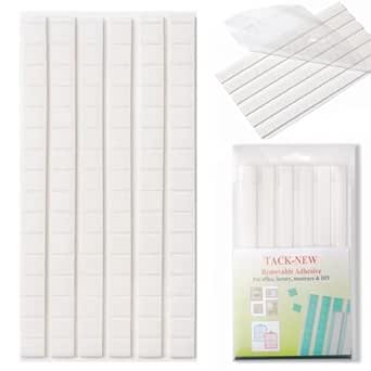 96 Piezas De Masilla Adhesiva Para Posters - Blanca, Reusable, No Deja Marcas En Paredes