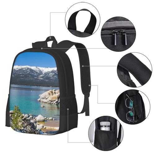 Mochila Plegable Lake Tahoe 20 L Negra Ligera miniatura 4