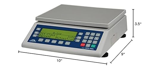 Transcell, SPS-70DL, báscula postal digital, 70 lb x 0.5 oz, NTEP