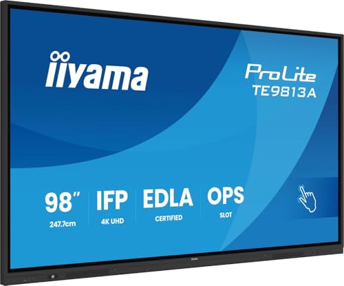 Image of iiyama 98 UHD IR 40P Touch AG with Interactive Android OS, W129320755 (Interactive Android OS)
