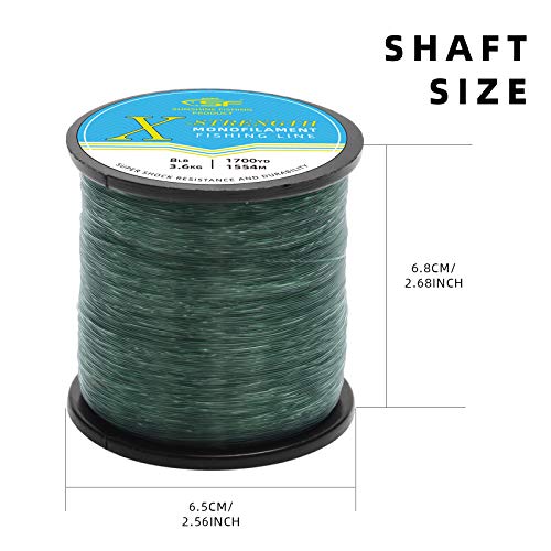 Image of SF Monofilament Fishing Line Premium Spool X-Strong Mono Nylon Material Leader Line for Saltwater Freshwater 8 /10 /12 /15 /20 /25 /30 /40 /50 /60 /80 /100LB