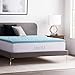 LUCID 2 Inch Zoned Gel Memory Foam Mattress Topper, Full