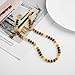 CLASSYZINT Amber Stone Bead Gemstone Necklace for Women Boho Bead Choker Neckalce Natural Stone Necklace 18K Gold Plated Handmade Necklaces