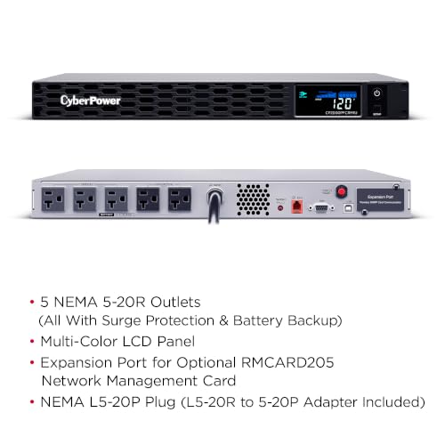 Image of CyberPower CP2000PFCRM1U PFC Sinewave UPS Battery Backup