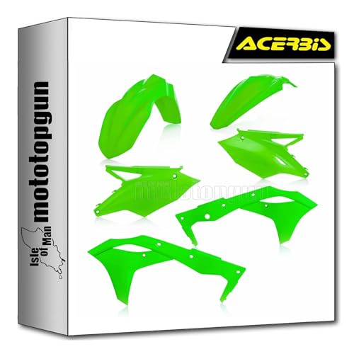Cache carenage vert Acerbis pour reparer un plastique casse sur KXF 250 2018