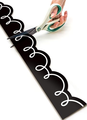 Borde enrollado negro Teacher Created Resources para personalizar taquillas y puertas 3