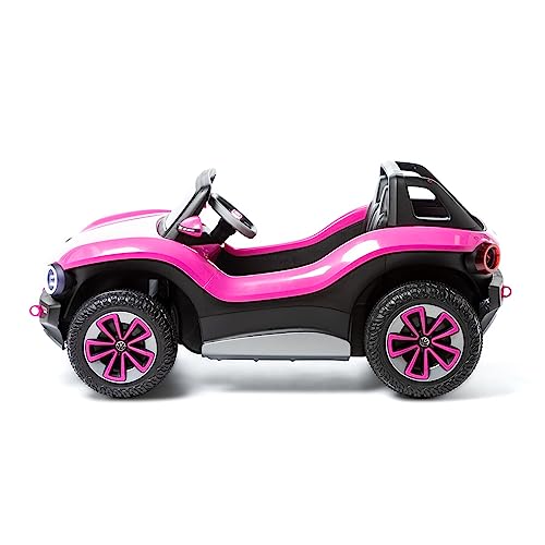 ATAA Volkswagen E-Buggy Doppeltsitzplatz -Pink,12V,Elektro-Auto für Kinder mit Fernbedienung,mit 2 Sitzplätzen,Federung an Allen 4 Rädern und Kunstledersitze – Bild 5