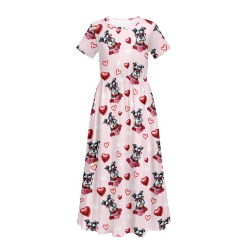 Robe d'été coccinelle coeur ado en coton léger et fluide