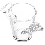 SOLUSTRE Tierförmiges Weinglas Gläser Espressotassen Klare Schnapsgläser Süße Tassen Ästhetik Neuheit Schnittbrille Schnapsglas Klarer Kaffeebecher Kleine Gläser Teegläser Glas Transparent