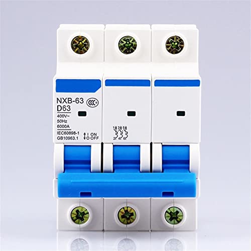 Commutateur d'air AC 230V/400V 3P 20A NXB-63 Type D protecteur de surcharge DZ47