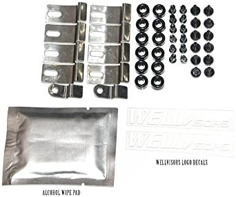 WellVisors Window Visors Wind Deflectors Compatible with Honda 2012-2016 CRV with Chrome Trim Rain Guards 3-847HD014