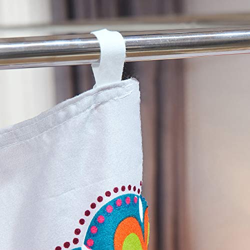 Cortinas bohemias con dosel para estructurar camas King sin intimidad 7
