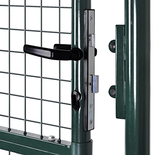 VidaXL Cancello per Giardino in Rete Metallica