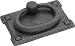 Hickory Hardware PA0711-BMA Old Mission Ring Cabinet Pull, 1.125-Inch, Black Mist Antique