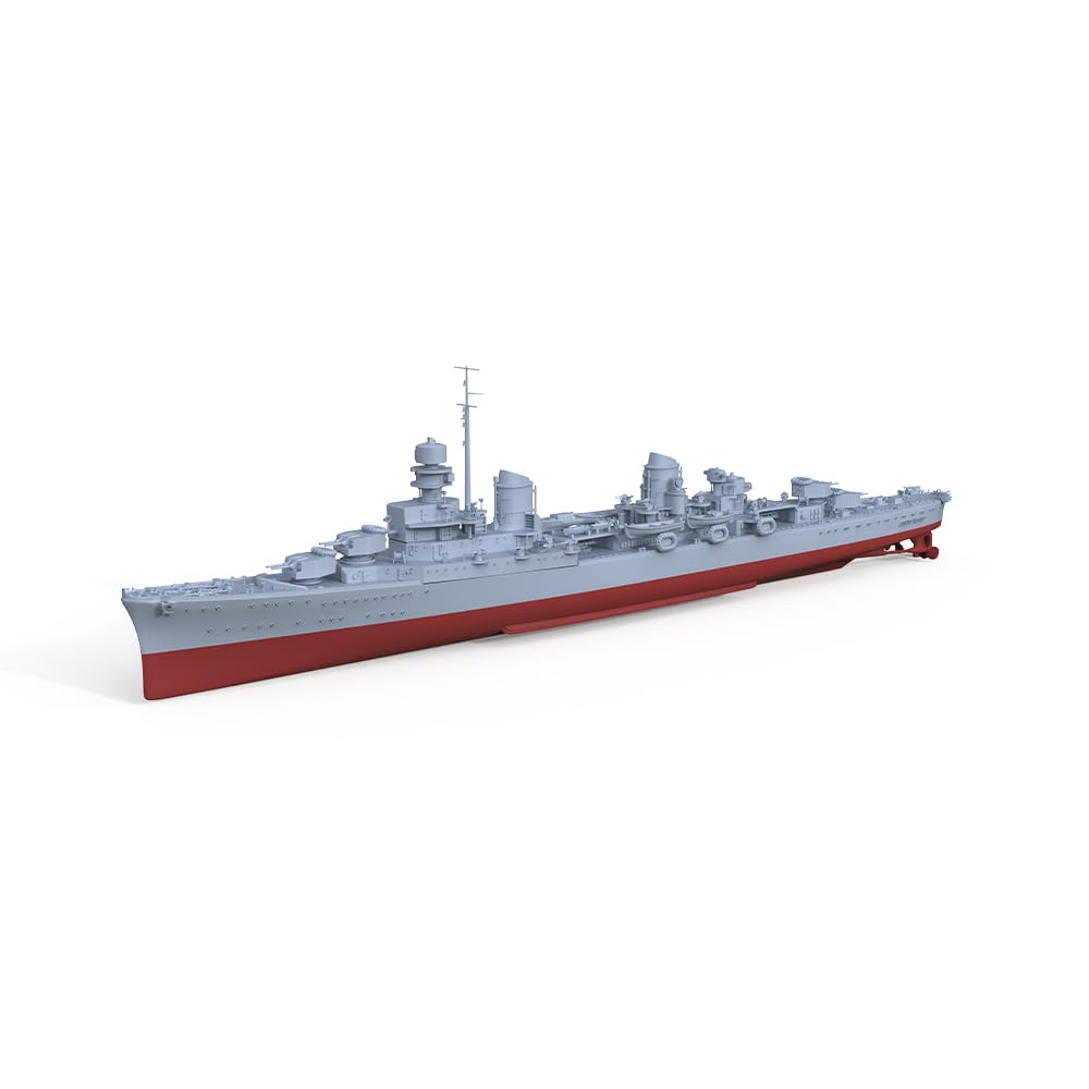 MRY-SFW SSC350515S-A 1/350 Kit Modello Militare Italia Capitani Romani Classe 1942 Light Cruiser Full Hull
