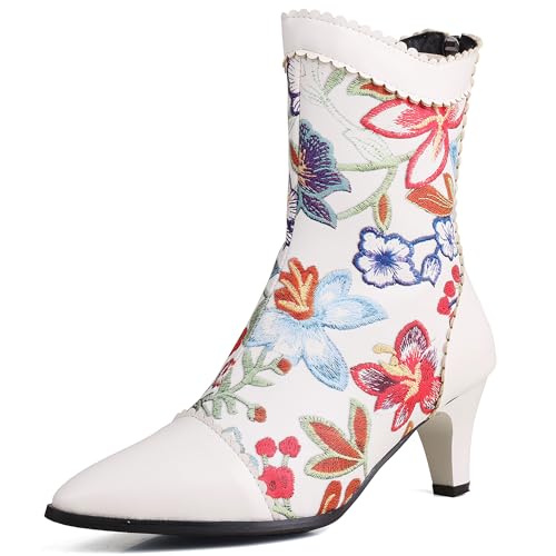 Bottines femme talon de chaton zippées pointu 240629 bottines de créateur