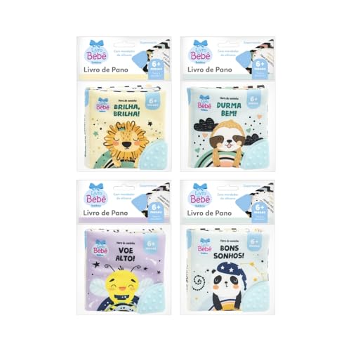 Combo Livro de Pano Hora do Soninho - 4 Títulos