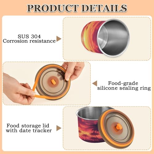 Contenedor hermético para café acero inoxidable 17oz miniatura 4
