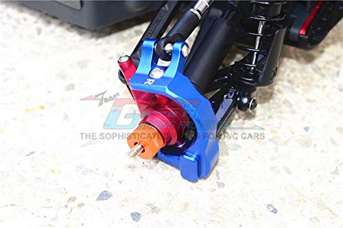 Aluminum Front C Hubs for Arrma 1:10 Granite/Big Rock 3S / Big Rock V3 3S / VORTEKS 3S - 1Pr Set Orange