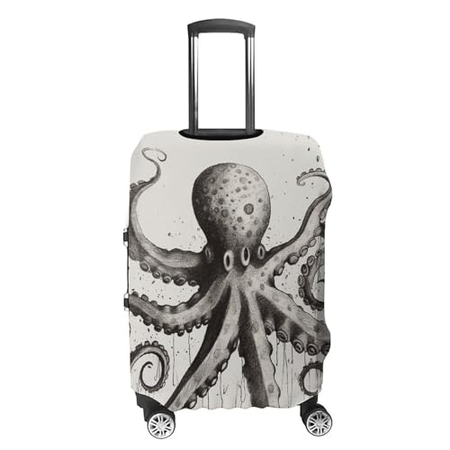 Luggage Cover Elastic Suitcase Cover Anti-Scratch Suitcase Covers Travel Octopus Luggage Covers Luggages Protector for Travel Adult Luggages Decorative 18-32 Inch4