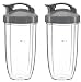 Preferred Parts Huge Replacement Cups with Flip Top To-Go Lid for NutriBullet High-Speed Blender/Mixer, 32oz NutriBullet Cup - Pack of 2