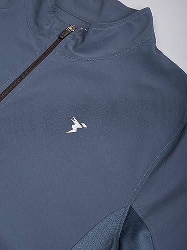 Image of TECHNOSPORT Men's Solid Polyester Techno Lite Jacket With SPF50+ And Microbial Properties