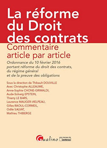 La Réforme du Droit des contrats