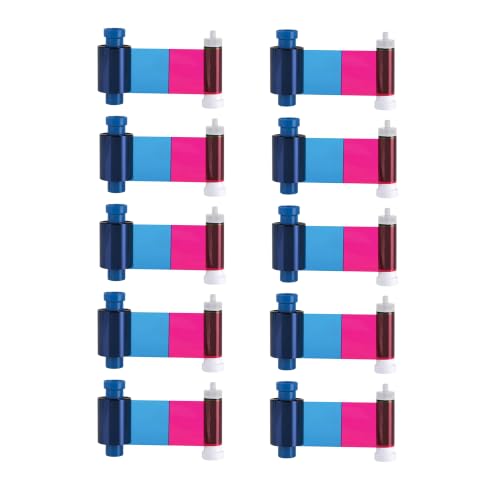 Image of Bodno 10 x Magicard 600 Printer MB300YMCKO Color Ribbon - YMCKO - 300 Prints Software Demo Card
