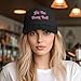 Hit The Dang Ball Hat for Men Baseball Cap Dad Hats Black