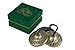 Zimbel/Tingsha mit Blumenornament, verpackt in schöner Box -9614-