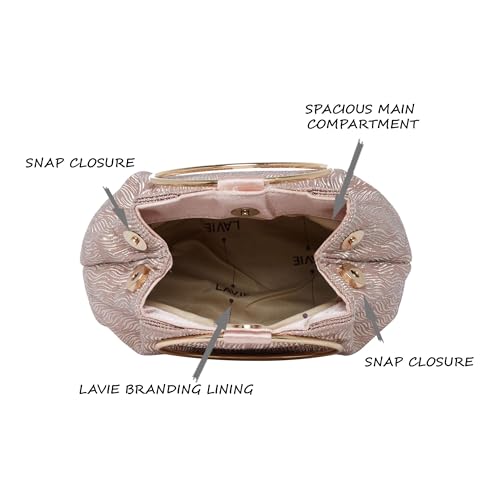Image of Lavie Women's Alya Structured Potli | Ladies Purse Handbag