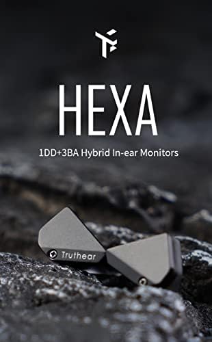 Fanmusic Truthear HEXA 1DD+3BA Hybrid Structure PU+LCP Diaphragm of dynamic driver 0.78 2Pin Cable Flexible Expansibility DLP In-ear Monitors Earphones